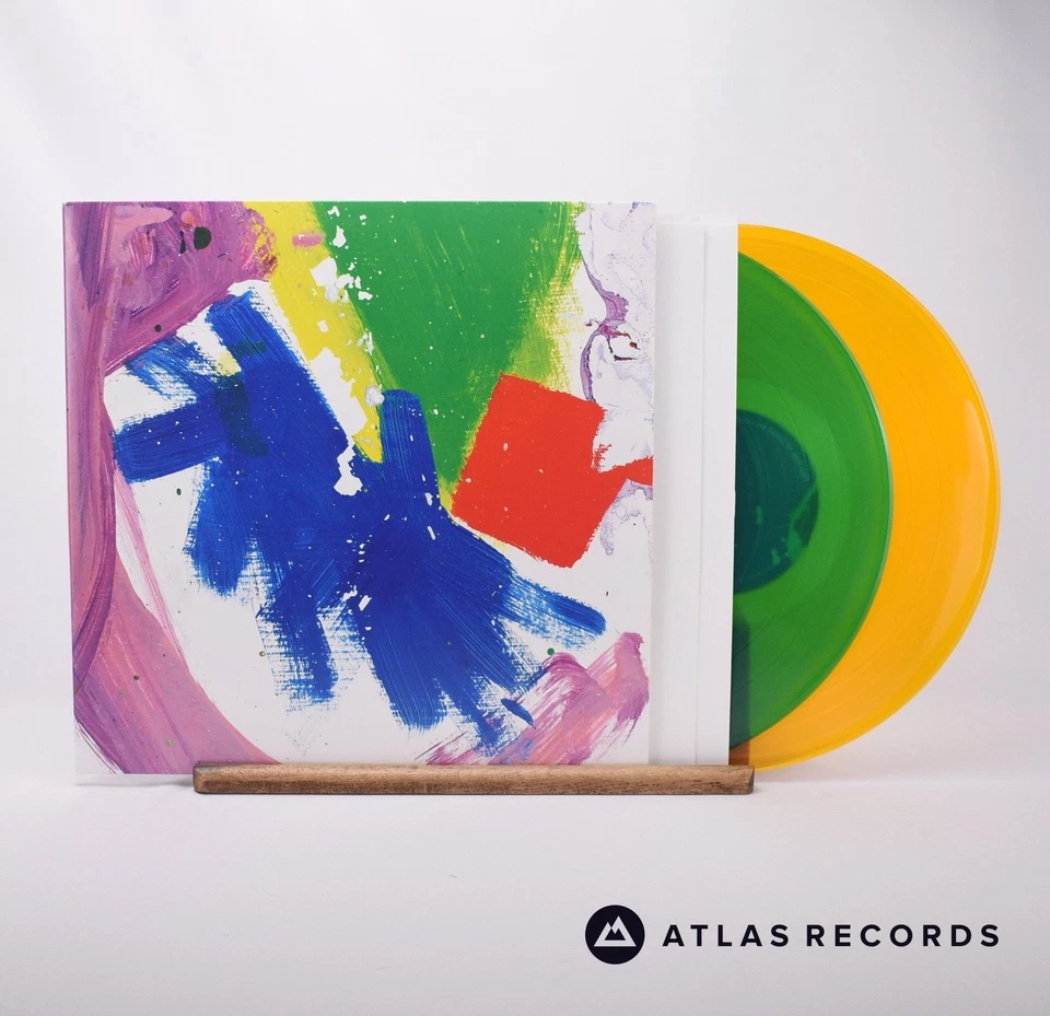 Alt-J This Is All Yours Green Transparent Double LP Album Vinyl Record - EX/EX Foto 2 de 4