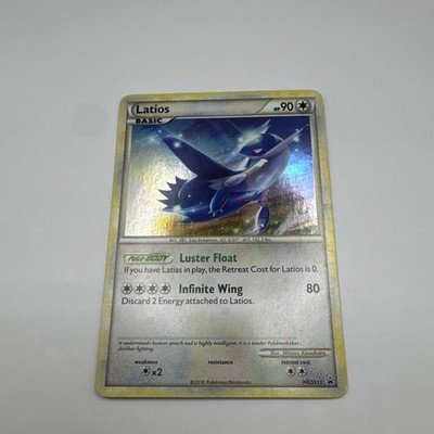 Holo Bleed Latios HGSS11/25  Pokemon TCG HGSS Black Star Promo Cracked Ice NM/LP
