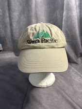 Sierra Pacific Embroidered Mountain Logo Khaki Strapback Hat Adjustable
