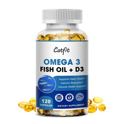 Sports Research Triple Strength Omega-3 Fish Oil 120 Softgels 1200mg EXP 09/2027
