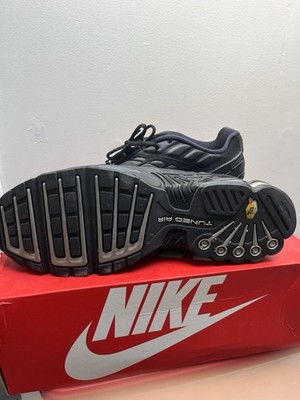 Men's Nike Air Max Plus TN 3  Anti-Slip Running Shoes in Black & Grey  Pre Owned