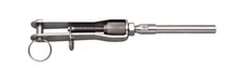 STAINLESS LIFELINE ADJUSTER FOR, 3/16" WIRE ROPE, 316 SS