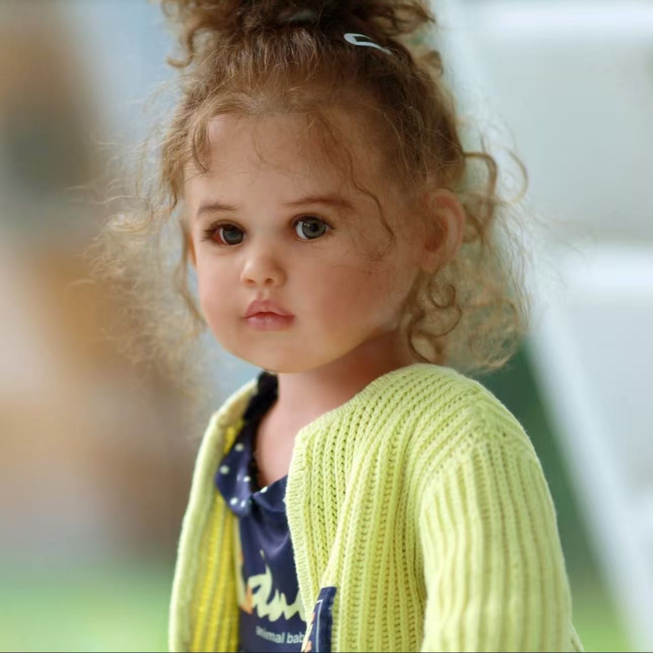 28in Realistic Pretty Girl Toddler Reborn Baby Doll Rooted Hair Colectible Gifts