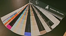 Sherwin Williams Color Paint Sample Swatch FAN DECK 1500+ Colors