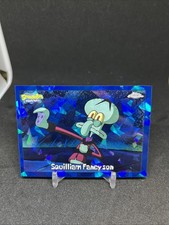 2025 Topps Chrome Sapphire Spongebob #13 Squilliam Fancyson