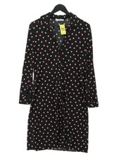 Mango Shirt Midi Dress S in Black