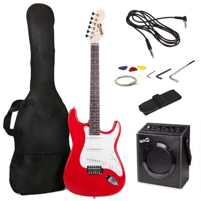 Electric Guitar Superkit with 10-watt Amp, Gig Bag, Picks & Online Lessons 6 Str