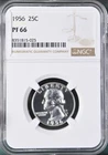 1956 Proof Washington 25¢ NGC PF 66