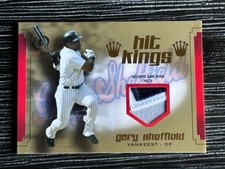 2004 Fleer Legacy Hit Kings Gold Patch /50 Gary Sheffield #HK/GS Patch