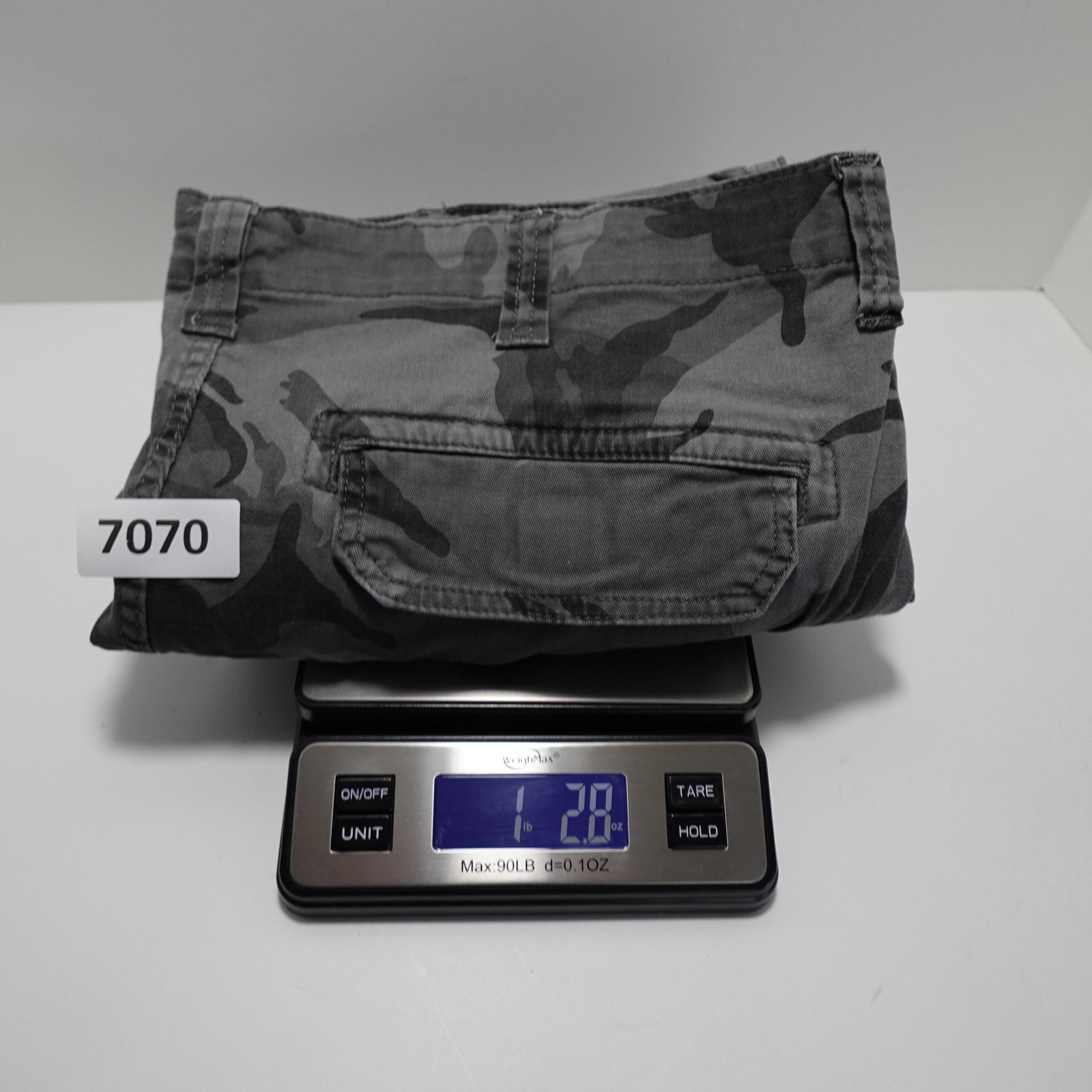 Wrangler Cargo Pants Mens 42x30 Gray Camo Regular Taper Stretch Workwear Army thumbnail 18