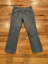 Vintage Levi’s 517 Faded Blue Denim Jeans Made in USA Mens TAG 38 Fits 37 x 30