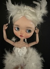 OOAK Domiladoll Odette Custom Blythe Swan Lake Ballerina Art Doll 36cm
