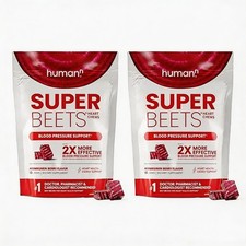 2-PCS    Humann SuperBeets Chews   Nitric Oxi...