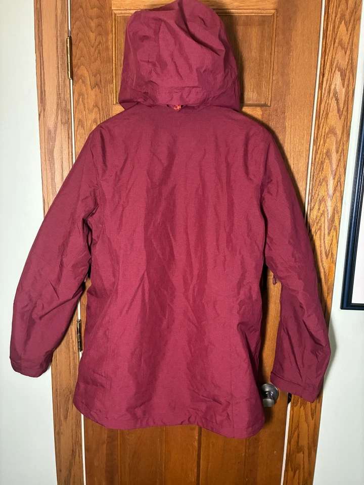 NWT L. L. Bean Down Sweater 3-In-1 Jacket Women's Large Pink Downtek Waterproof - Image 2 of 4