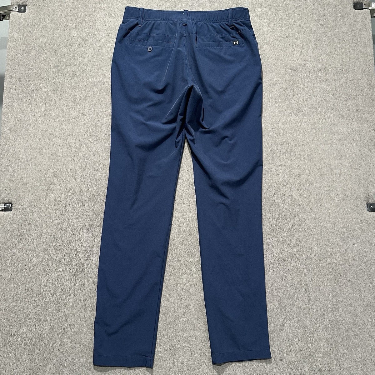 Under Armour Pants Mens 34x34 Blue Golf Khakis Stretch Performance