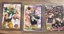 Brett Favre Lot of 3 Cards Including 2 Rookie Cards Packers NFL HOF Star QB
