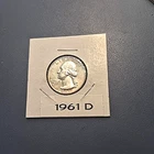1961 D Washington Quarter EF/AU