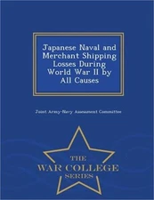 Japanese Naval and Merchant Shipping Losses During World War II by All Causes -