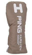 PING Japan Golf HB Hbrid Utility Wood Arizona Karsten Headcover HC-U2503 Beige