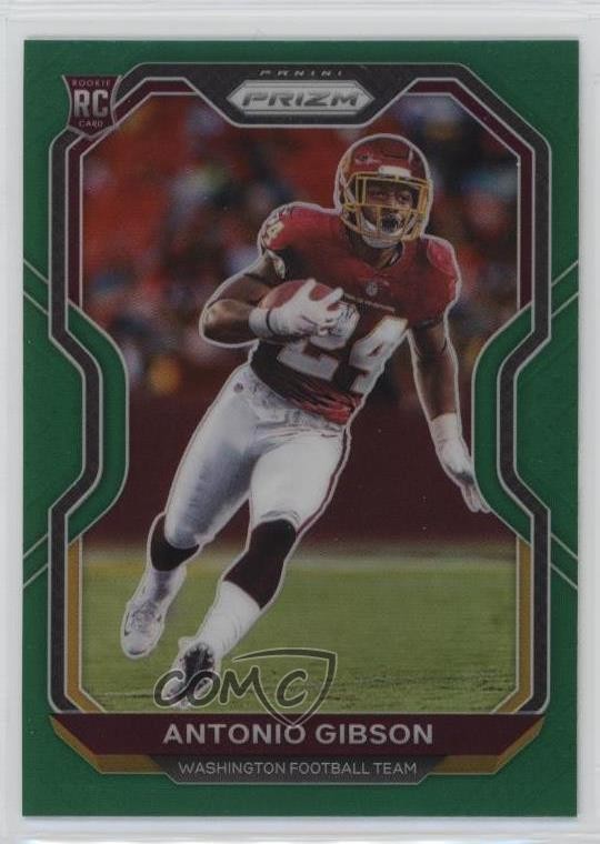 2020 Panini Prizm Rookie Green Prizm Antonio Gibson #384 19ju