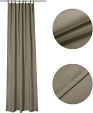 Yescom 54"x108" Outdoor Privacy Curtain Panel, UV30 , Tab Top, Coffee