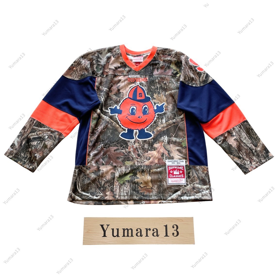 Supreme x Mitchell & Ness NCAA Hockey Jersey 2colors FW24 | eBay