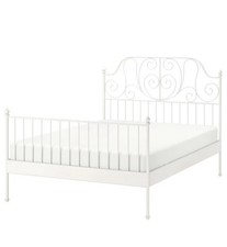 Bettgestell Ikea LEIRVIK 140x200 cm mit Lattenrost