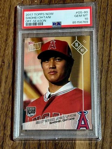 2017 Topps Now OS-80 Shohei Ohtani PSA 10… Reasonably Priced