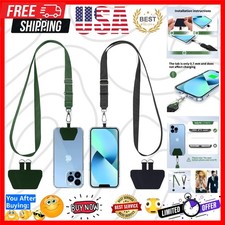 Phone Lanyard 2 Pcs-Adjustable Neck Strap,Universal Crossbody Lanyards Compat...