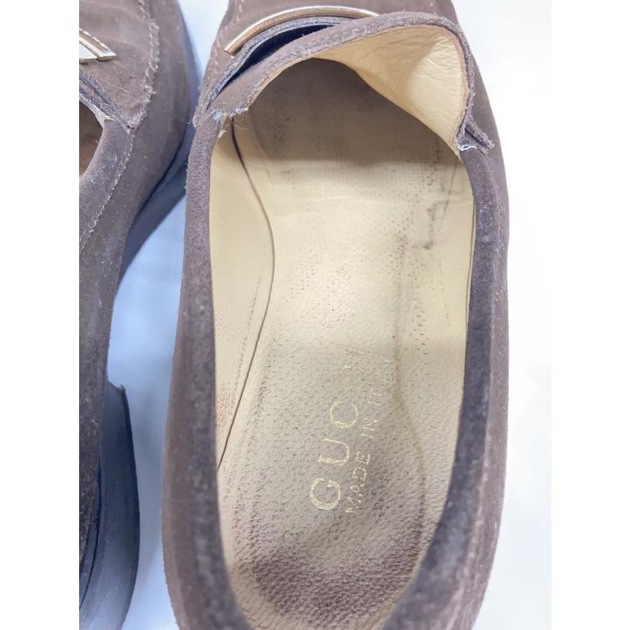 GUCCI Women's Loafers Suede Brown EU36.5/US6.5 113304c thumbnail 7