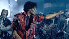 Thriller Michael Jackson Mens Real Leather Bi...