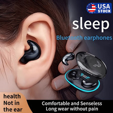 Sleep In-Ear Headphones Wireless Bluetooth 5.3 Mini Earbuds Noise Cancelling USA