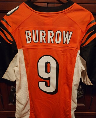 Nfl Joe Burrow Jersey Cincinnati Bengals #9 Joe Burrow Stitched
