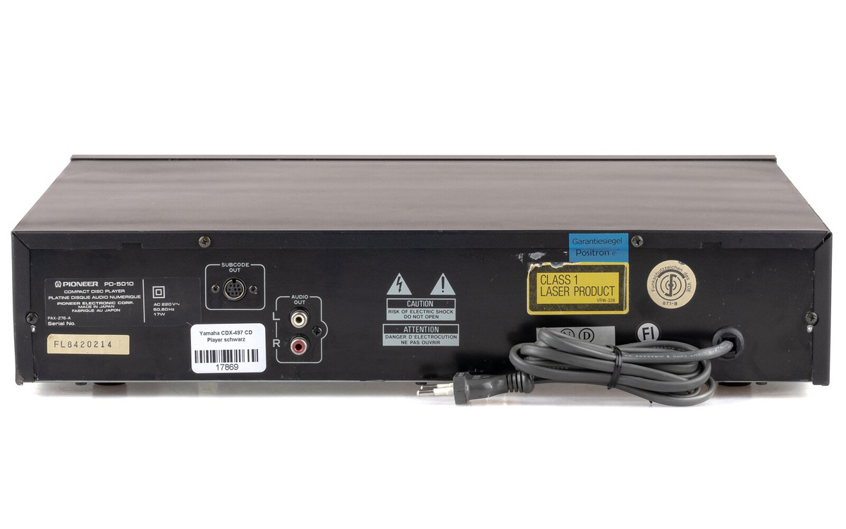 Pioneer PD-5010 CD Player / Vintage / gewartet 1 Jahr
