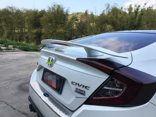 Universal Spoiler Wing For 2016-2021 Honda Civic Sedan with Light Pearl White - Picture 4 of 5