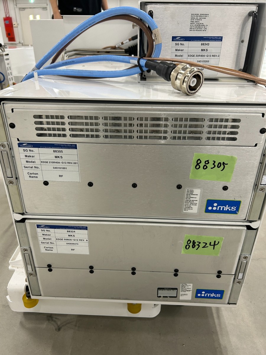 MKS EDGE RF generator set / EDGE 30R40A-G13 / 210R40A-G12 / 6060A