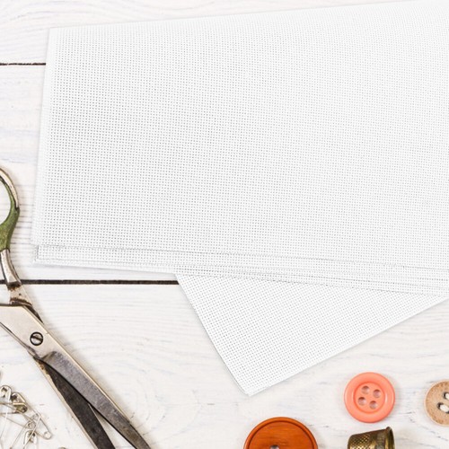 12 Pcs Tissu Brodé De Quadrillage Broderie Mailles achat Au Point Croix