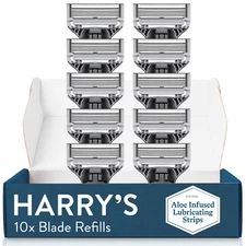 Harry'S Razor Blades for Men - 10 Count - Premium Razor Blade Refill Cartridges