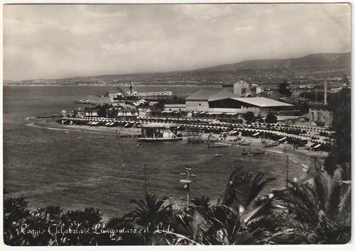 REGGIO CALABRIA - PROMENADE UND LIDO - REISE 1957 -5172-