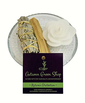 White SAGE Kit for Cleansing, Smudging & Protection