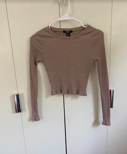 forever 21 cropped long sleeve