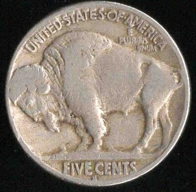 1928-S BUFFALO Nickel 0.05 USA 1928 S 1928S 5 Cents - FULL DATE
