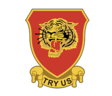 4" 141st field artillery regiment try us army bumper sticker decal usa made