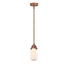 Innovations Dover 1 Light 4.5" Mini Pendant, LED, AC/Frost - 288-1S-AC-G311-LED