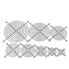 10pcs 40mm 140mm Grill Guard Finger Protective HTPC GPU CPU Case Fan Steel Mesh