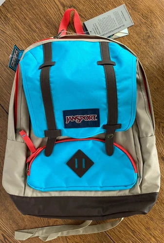 JanSport Unisex Cortlandt Laptop Backpack, Mammoth Blue, Holds 15” Laptop NWT