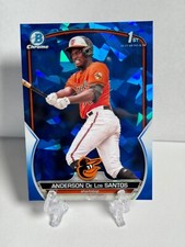 2023 Bowman Chrome Sapphire Anderson De Los Santos 1st #BCP-207 Orioles