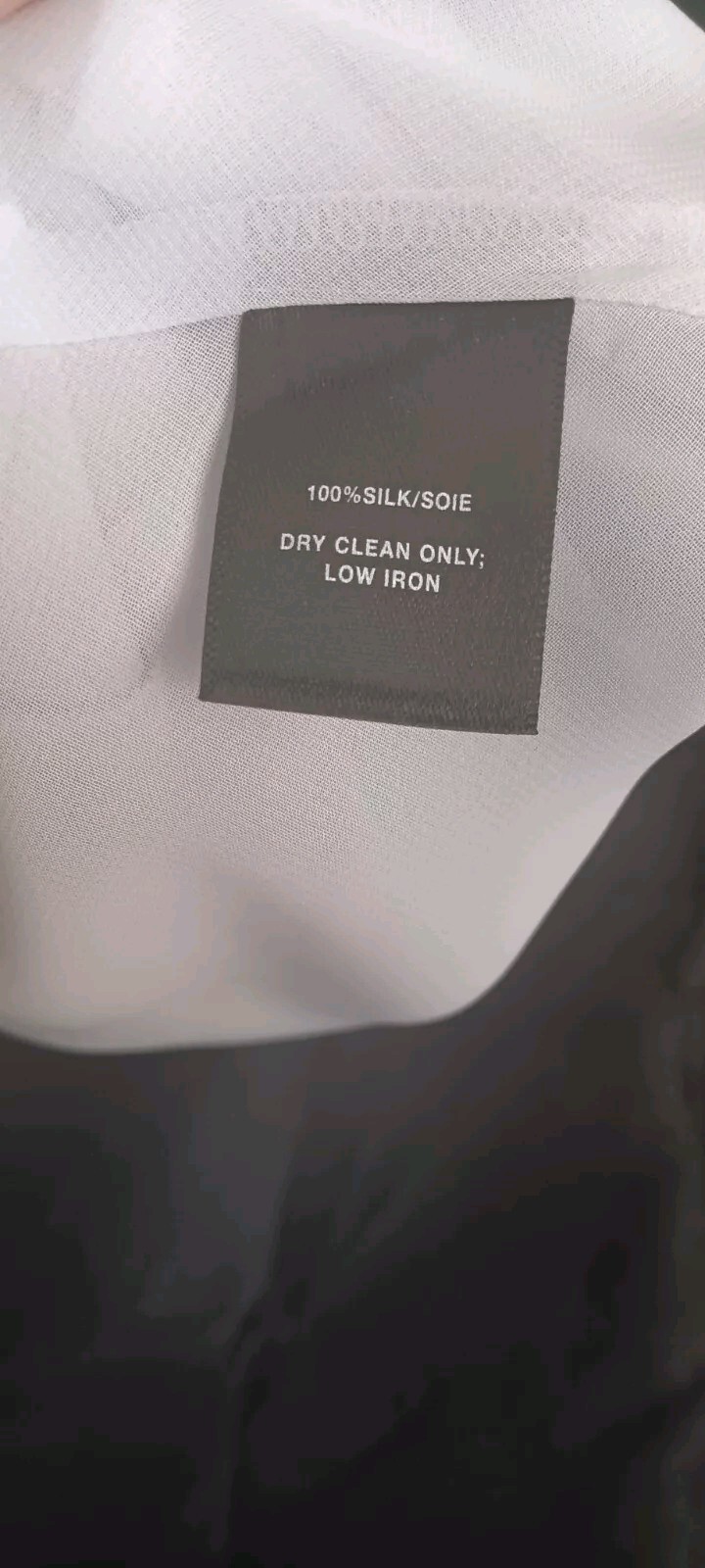 Lafayette 148 New York Women's Gray  Bias V-Neck Silk Tank Top Size M Lined 