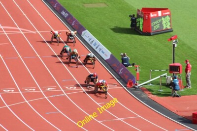 Photo 6x4 Wheelchair racing, Olympic Stadium Stratford/TQ3884 2 c2012