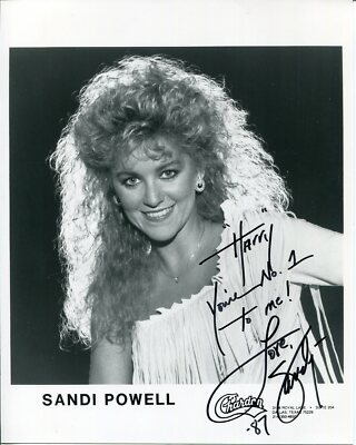 Sandi Powell Country Music Singer Signed Autograph Photo